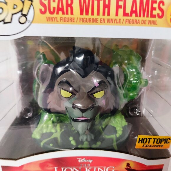 Funko Pop! Disney - The Lion King - Scar with Flames #544 (Hot Topic Exclusive) - Picture 2 of 7